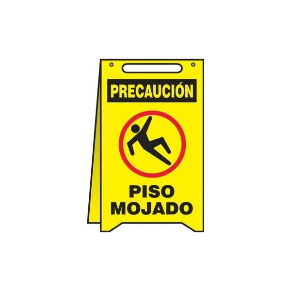 Accuform FOLDUPS OSHA CAUTION Safety Sign WET SHMF111 SHMF111 - main